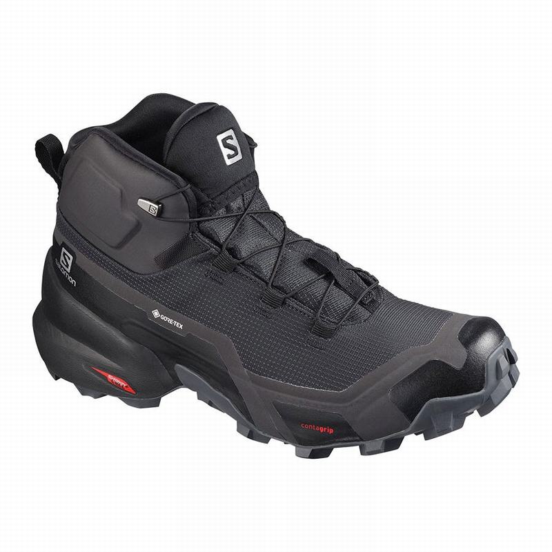 Salomon CROSS HIKE MID GORE-TEX Botas De Montaña Mujer - Negras - Colombia (81327-KMQO)